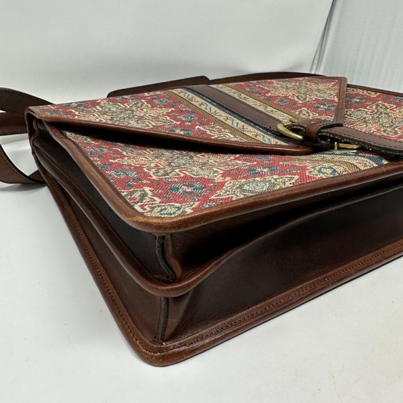 Elliva Boston Laptop Travel Bag Leather trim - Picture 6 of 16